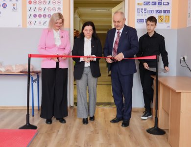 Uroczystość otwarcia Sali Bezpieczeństwa Ruchu Drogowego